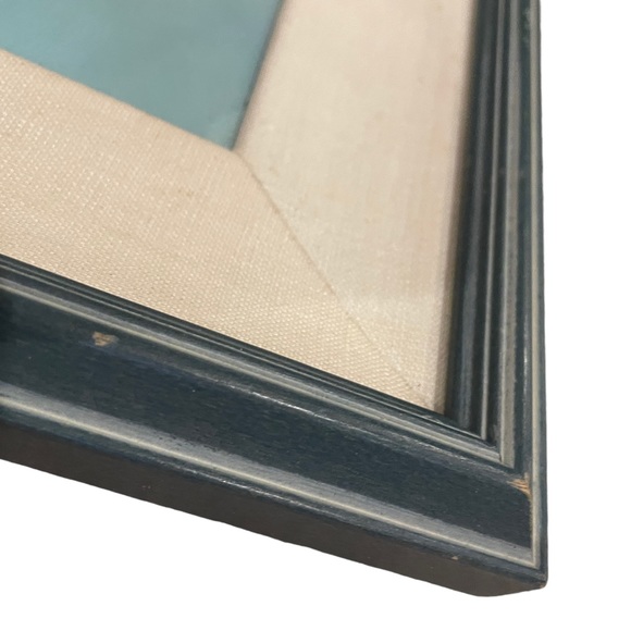 Painting Mother & Child Next to the Ocean, Signed Art By L. Espi, Circa 1987 - Picture 7 of 10